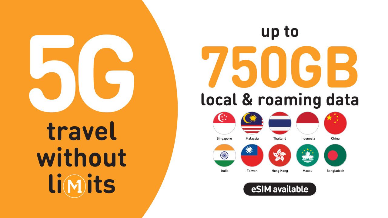 콤보: 싱가포르 5G  M1 심카드 + 이지링크 카드(창이 공항 픽업)