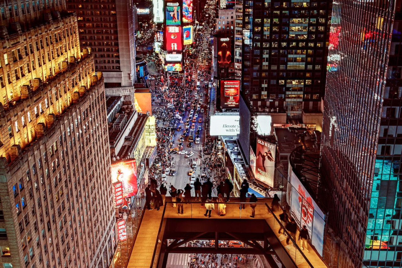 뉴욕 타임스퀘어 스카이워크 입장권 원 타임스 스퀘어 One Times Square 볼 드롭 건물에서 감상하는 타임스퀘어