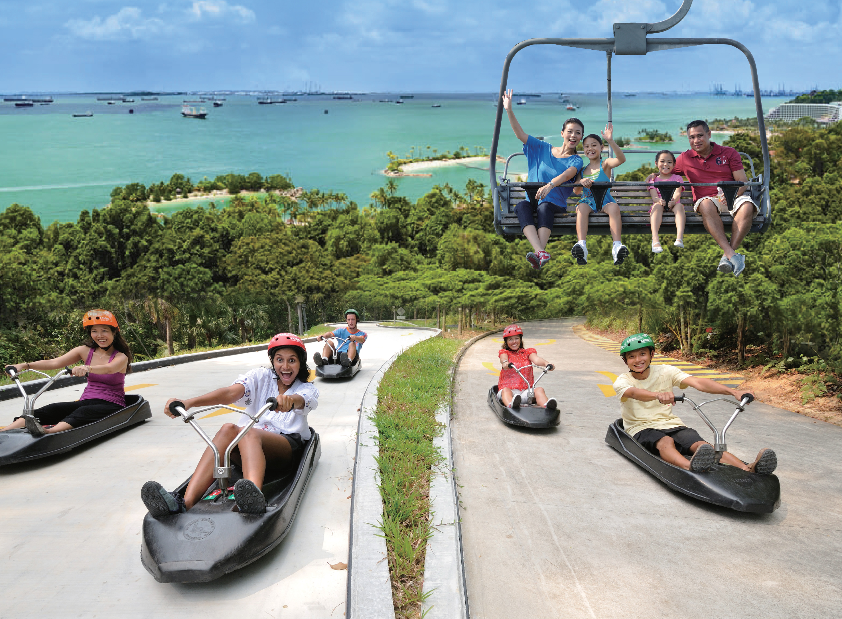 COMBO: Skyline Luge Singapore + Gardens by the Bay Ticket