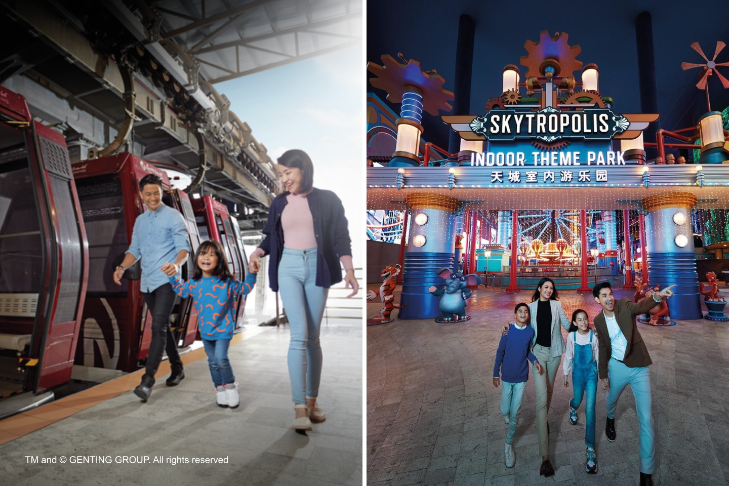 COMBO: Genting Skytropolis + Cable Car Tickets