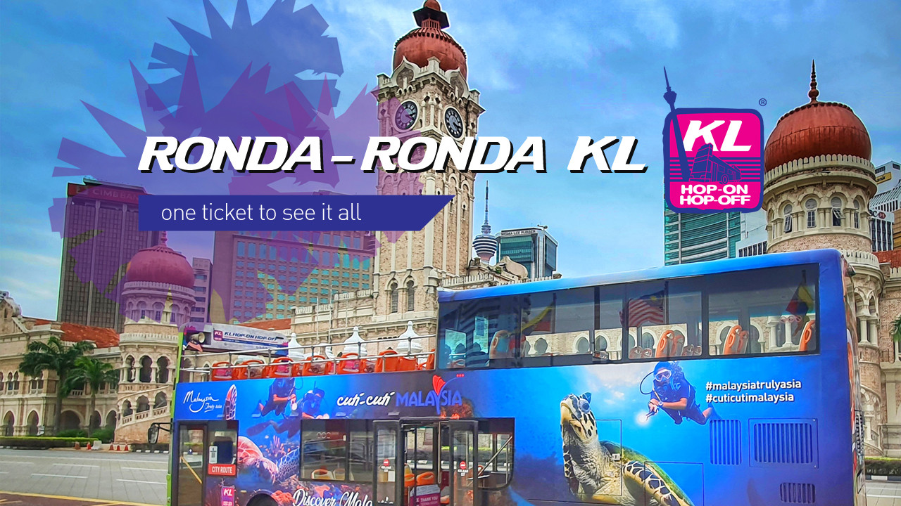 COMBO: KL Hop-on Hop-off Sightseeing Bus Tour + Aquaria KLCC Ticket