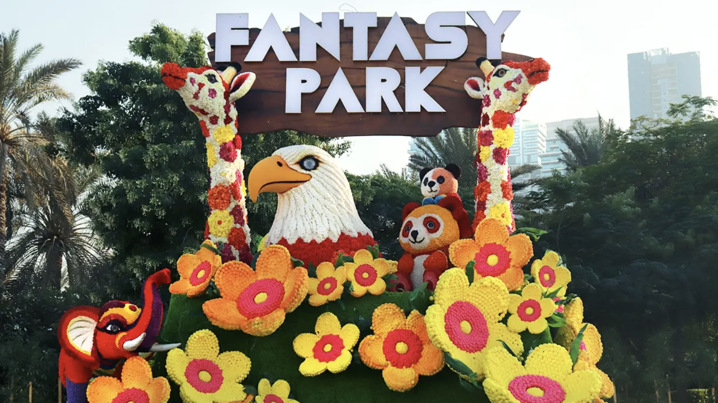 Dubai Garden Glow Ticket: Dinosaur Park and Fantasy Park