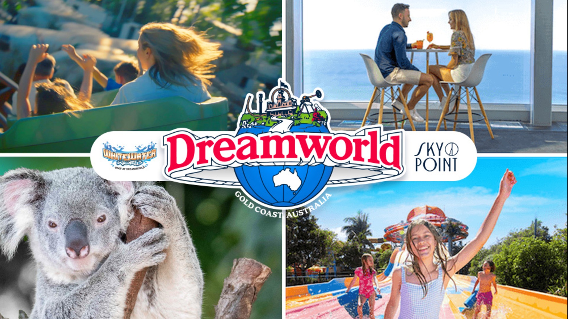 Dreamworld, WhiteWater World, and SkyPoint Gold Coast Multi-day Ticket