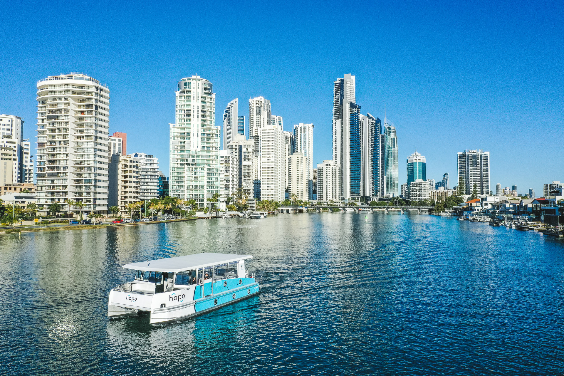 Gold Coast Sightseeing Cruise aboard Hopo Gold Coast Ferry