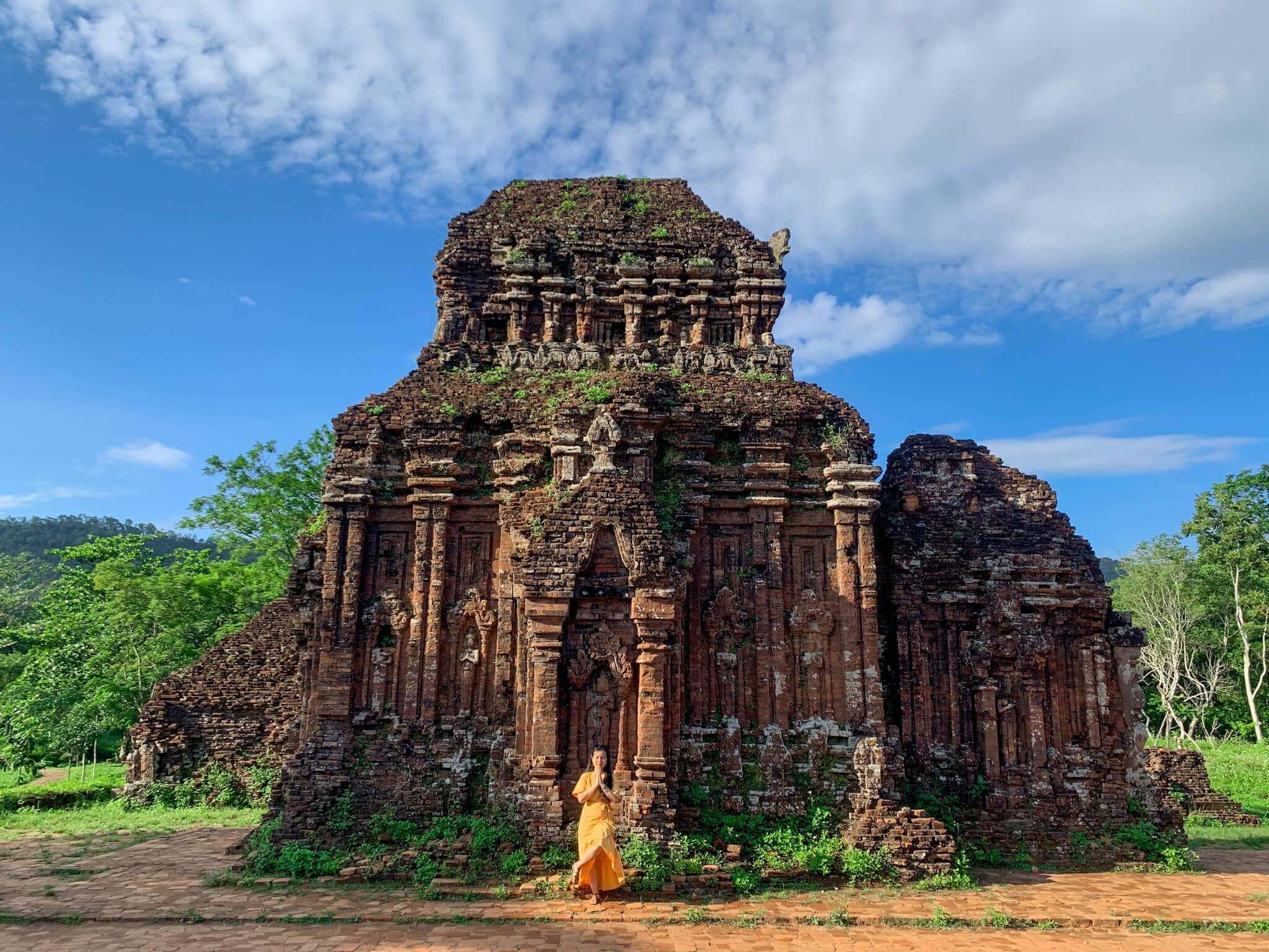 My Son Sanctuary Tour from Da Nang with Thu Bon River Cruise