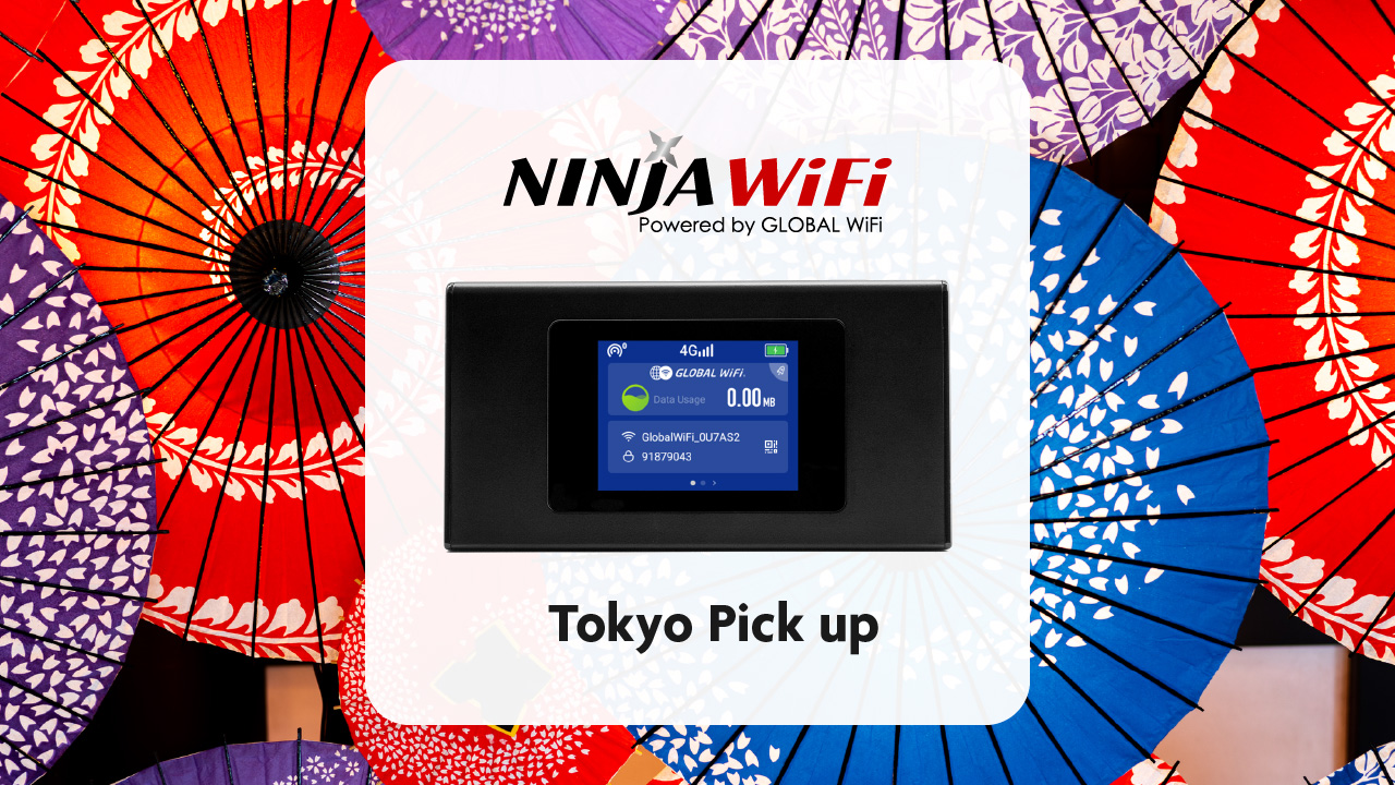 Tokyo, Japan 4G Pocket WiFi Rental