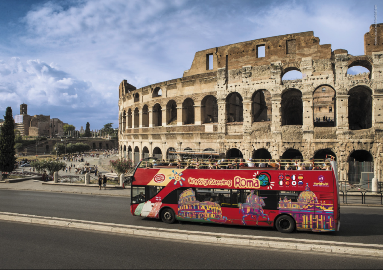 City Sightseeing Rome Hop-on Hop-off Bus Tour with Colosseum, Vatican Museums, and Sistine Chapel