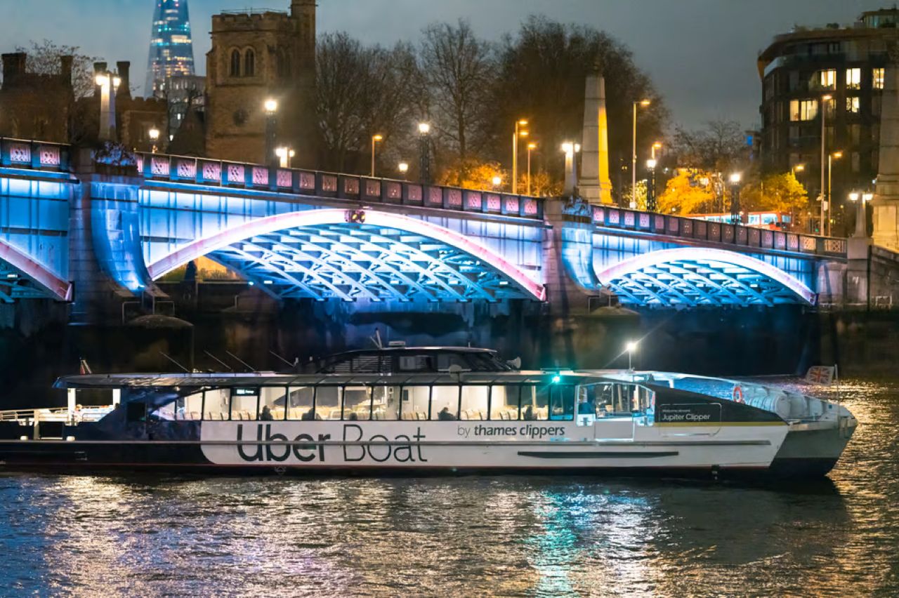 River Thames Uber Boat Ride with London Cable Car Ticket